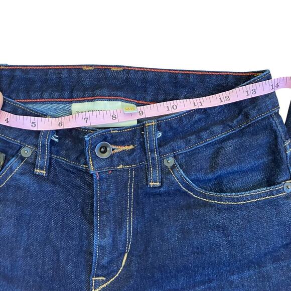 Raleigh Denim Sz 25 Handcrafted DARE White Cone Raw Selvedge Straight Leg Jeans - Picture 15 of 16